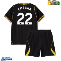 Chelsea Emmanuel Emegha #22 Bortedraktsett Barn 2026-27 Kortermet (+ Korte bukser)